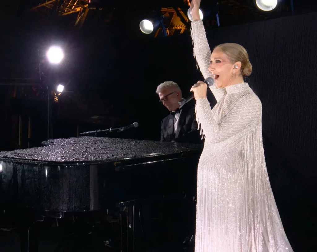 Top 5 High Fashion Moments at the Paris Olympics 2024 1 Celine Dion Olympics 2024