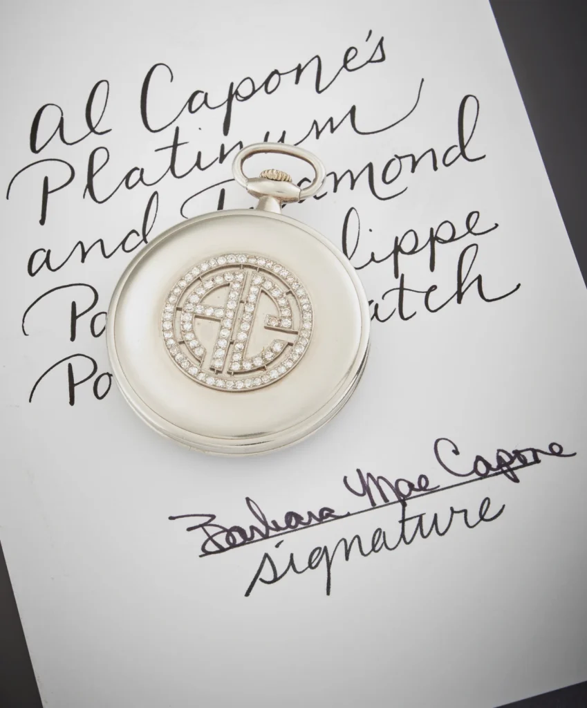 Al Capone’s diamond-encrusted Patek Philippe watch is up for grabs at Sotheby’s! 1 Al Capone Patek Philippe