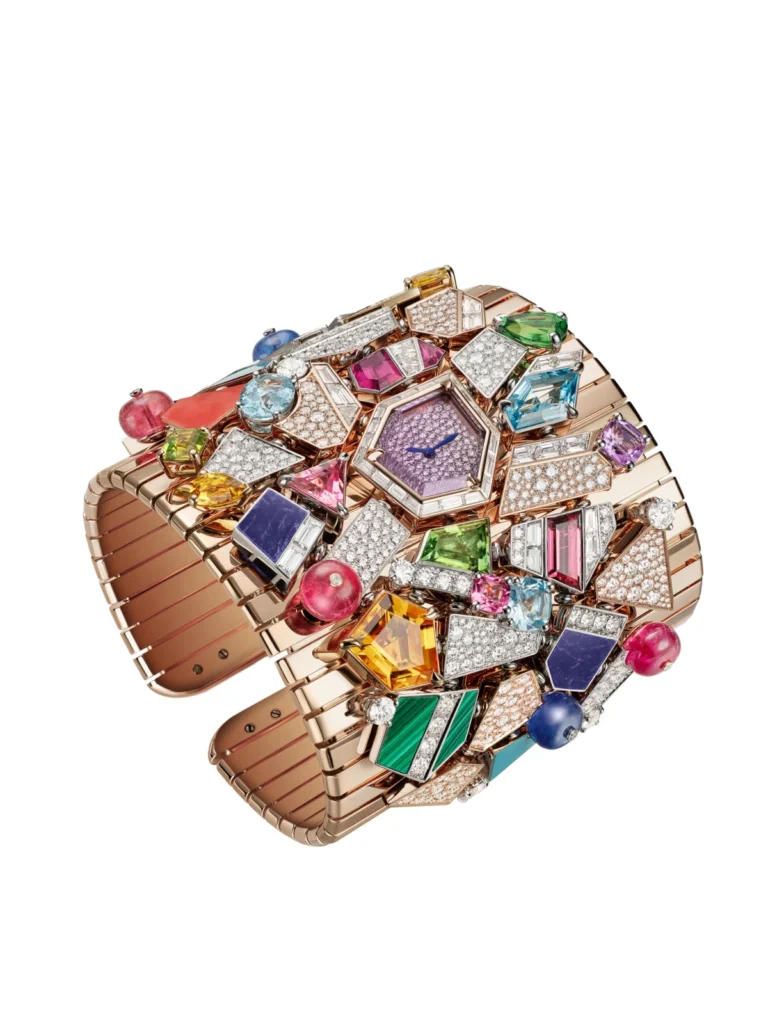 Bvlgari has released Polychroma, a collection with over 600 one-of-a-kind jewelry pieces 5 Bvlgari 2025 Tubogas e Colori Manchette