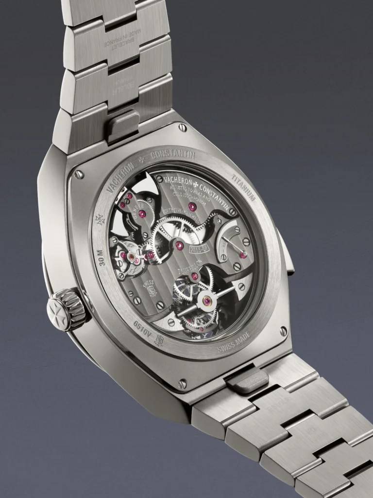 Vacheron Constantin adds a minute repeater to its Overseas Line, introducing a grand complication in a sporty titanium case 3 Vacheron Constantin Overseas Grand Complication Openface