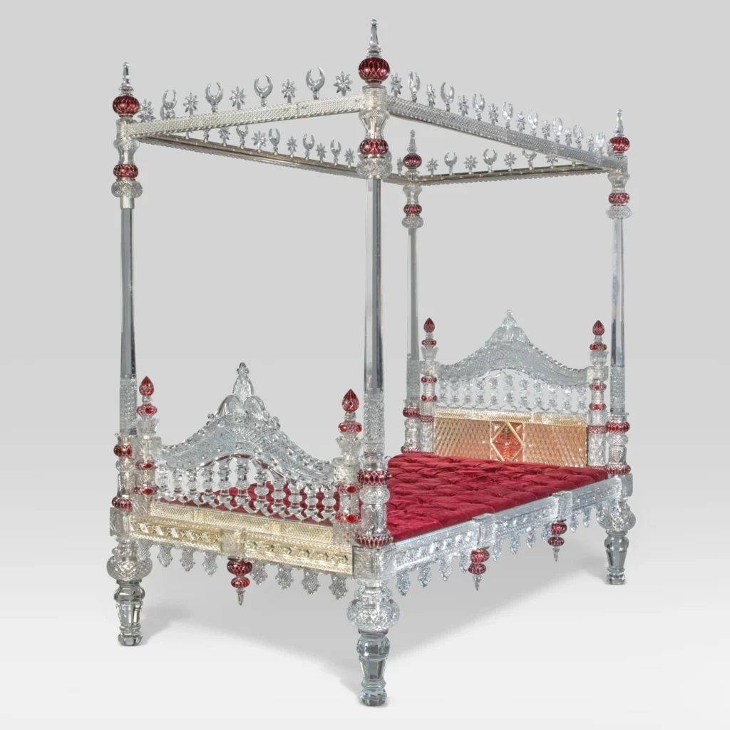 Victorian crystal bed believed to be commissioned by Indian Royalty will be auctioned at Christie’s 1 Victorian crystal bed for Indian royalty