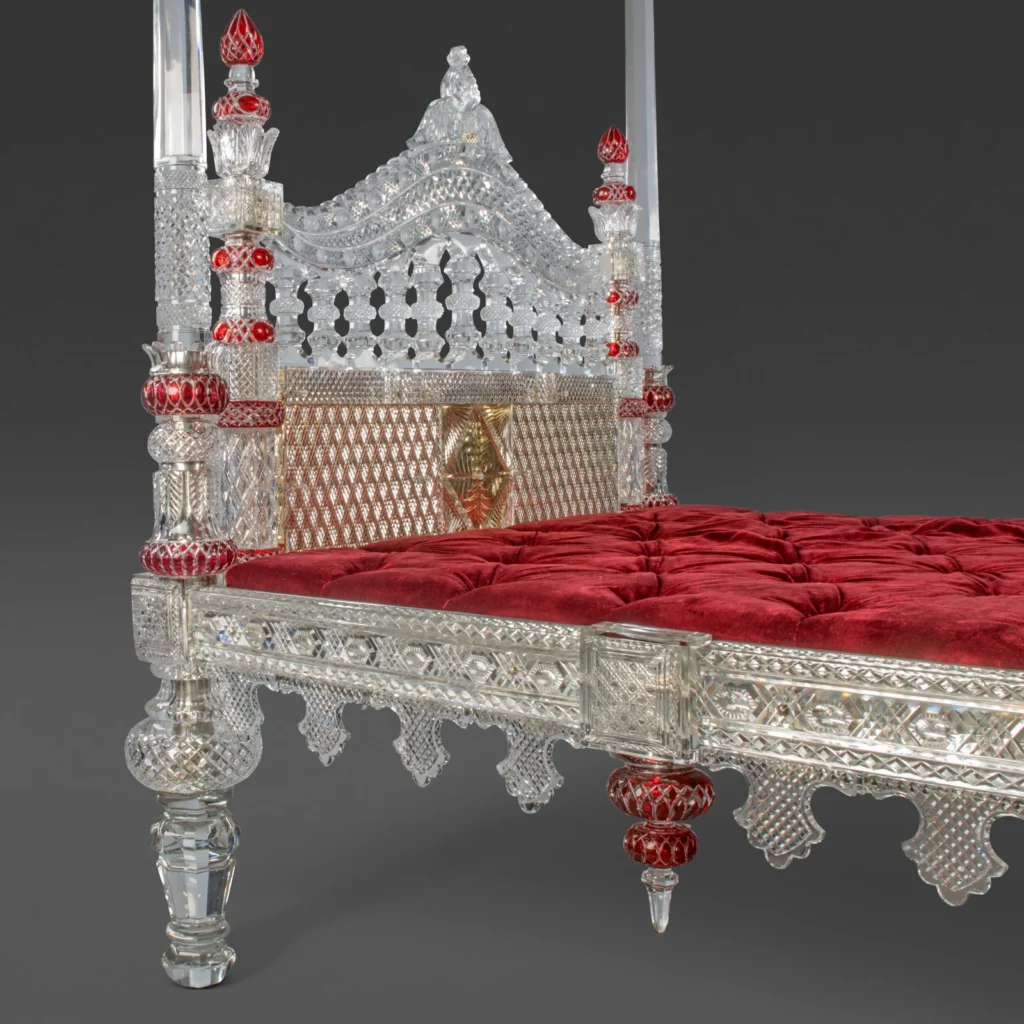 Victorian crystal bed believed to be commissioned by Indian Royalty will be auctioned at Christie’s 2 Victorian crystal bed for Indian royalty