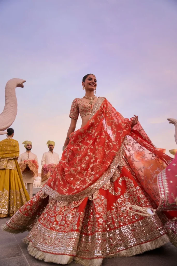 Abhinav Mishra Bridal Lehenga