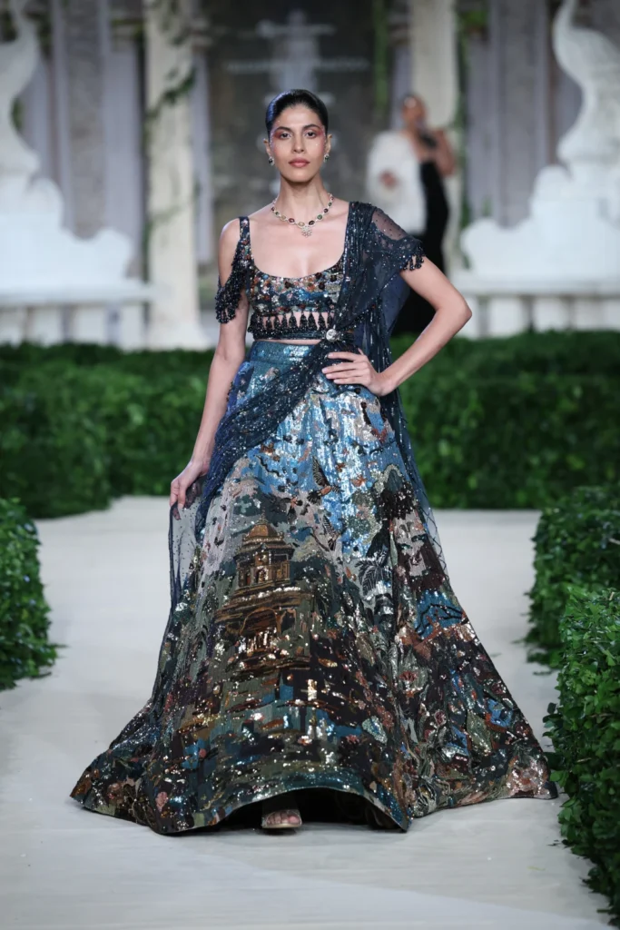 Falguni Shane Peacock Bridal Lehenga