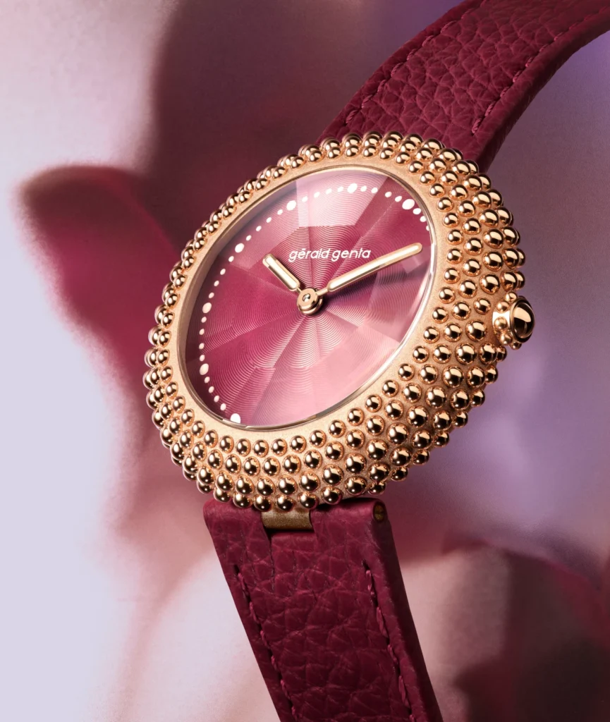 Gerald Genta Oursin Burgundy