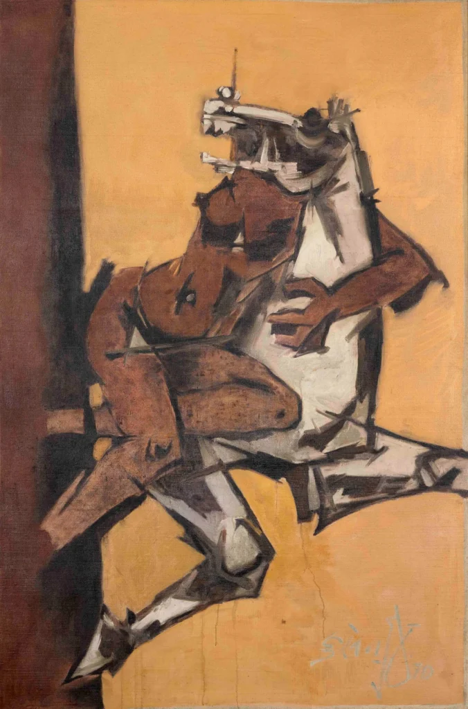 Celebrating M.F. Husain: A Modern Enigma 2 M F Husain Untitled