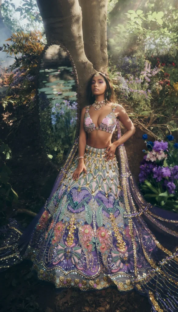 Papa Don't Preach Bridal Lehenga