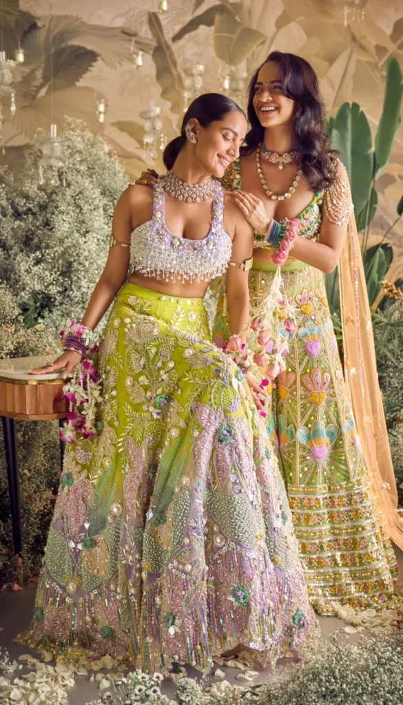 Papa Don't Preach Bridal Lehenga