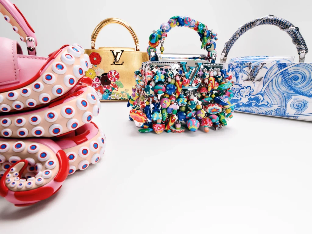 Louis Vuitton & Takashi Murakami reunite with a spellbinding Artycapucines showcase that translates artistic ingenuity into tangible design 5 Louis Vuitton X Takashi Murakami
