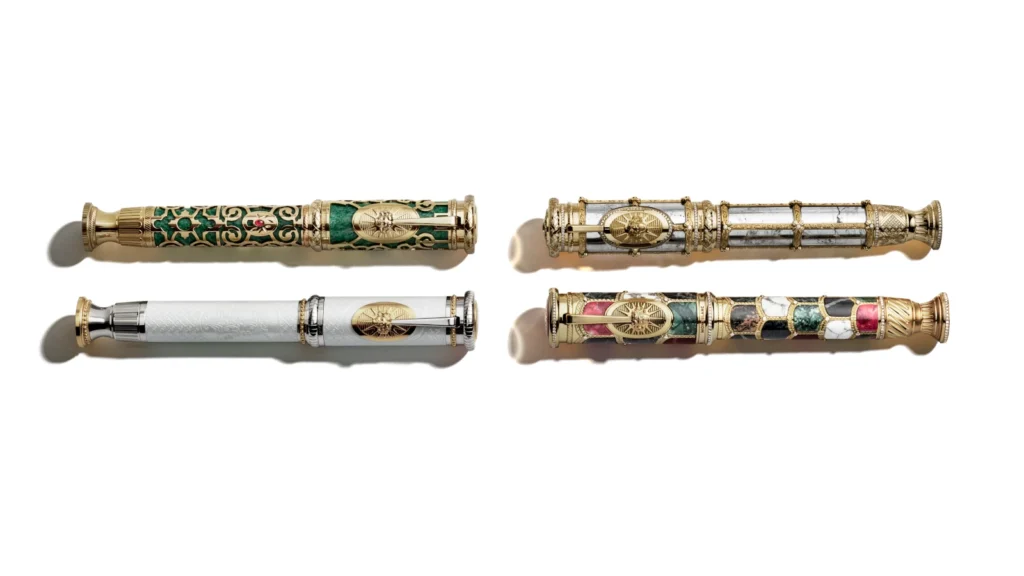 Montblanc mirrors the majesty of Versailles through a stunning collection of writing instruments & a timepiece 1 Montblanc X Palace of Versailles pens