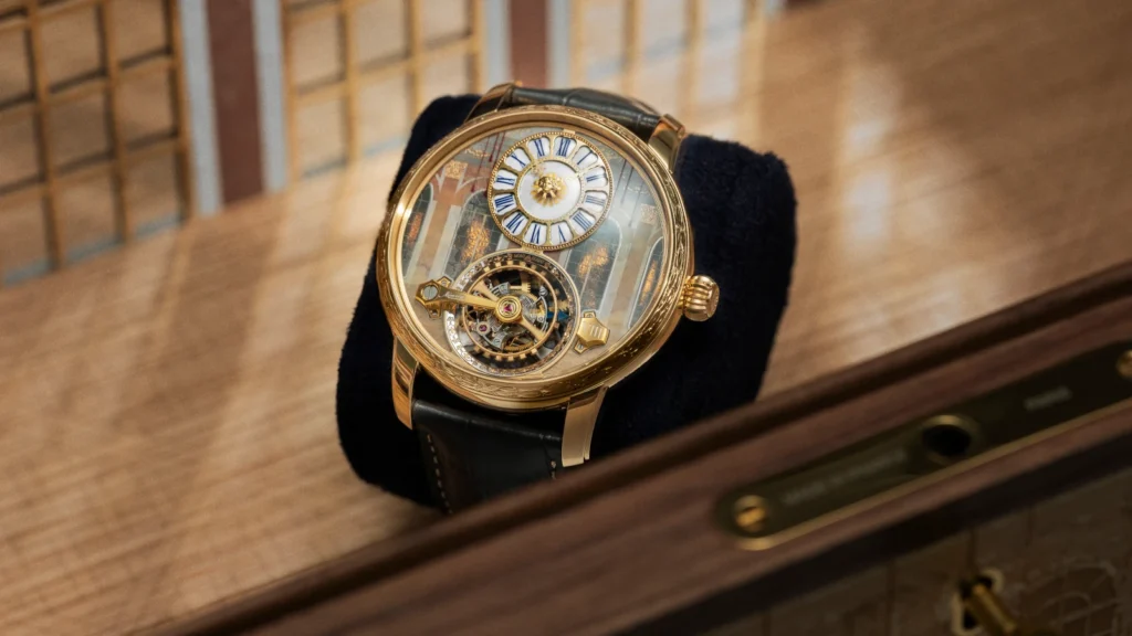 Montblanc mirrors the majesty of Versailles through a stunning collection of writing instruments & a timepiece 6 Montblanc X Palace of Versailles watch