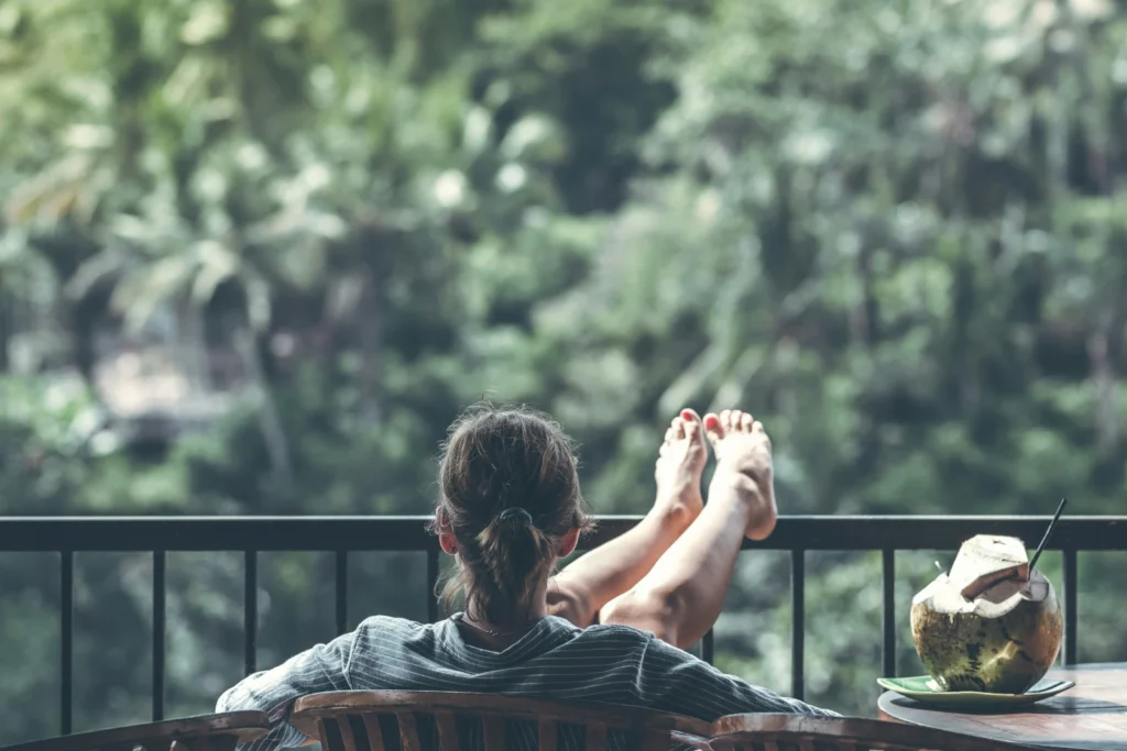 Relaxing in Bali