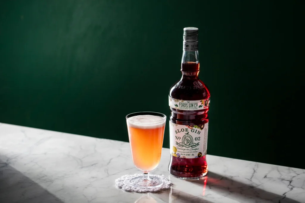 Around Town: Where & How to Experience Festive Holiday Cocktails in New York 3 Fords Sloe Gin