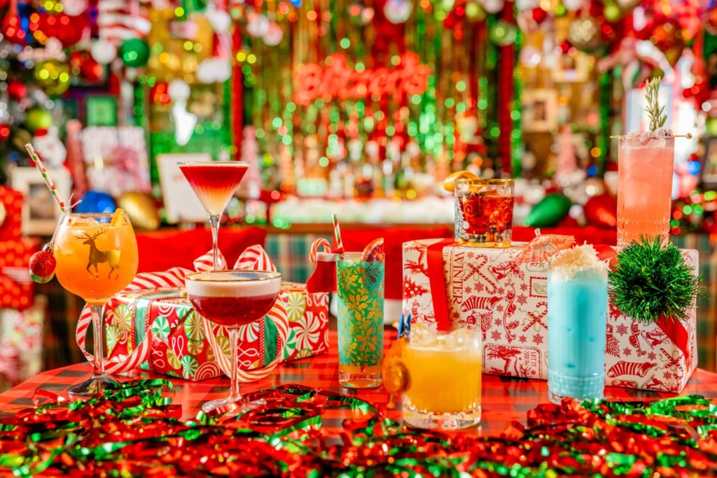 Around Town: Where & How to Experience Festive Holiday Cocktails in New York 22 Blitzen's Pop-Up Bar at Omni New York