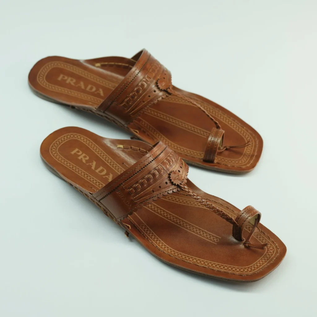 After severe backlash, Prada collaborates with Indian government organizations for a collection of Kolhapuri chappals 3 Prada Made in India Kolhapuri