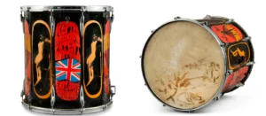 Rare Piece of Keith Moons Iconic Pictures of Lily Drum Kit FI