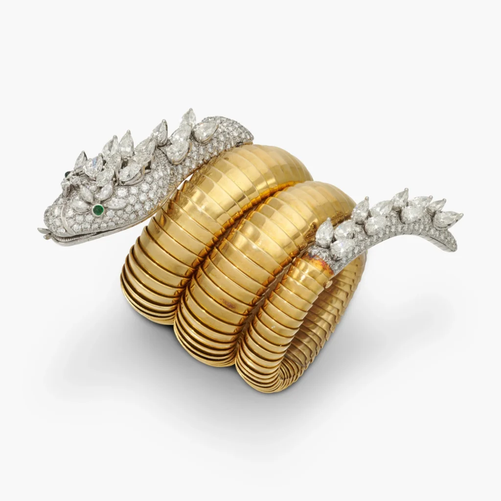 Rihanna’s co-designed jewelry with Chopard is up for auction at Sotheby's Geneva, along with a six-carat blue diamond from the Cullinan Mine 11 Bvlgari Serpenti watch
