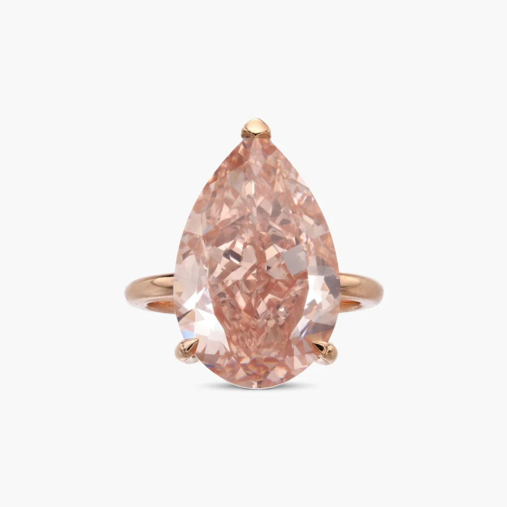 Rihanna’s co-designed jewelry with Chopard is up for auction at Sotheby's Geneva, along with a six-carat blue diamond from the Cullinan Mine 7 Brownish orangy Pink diamond