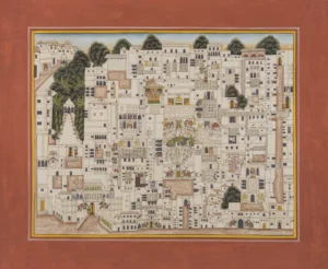 Haveli of Shrinathji Nathdwara 14 x 18 in