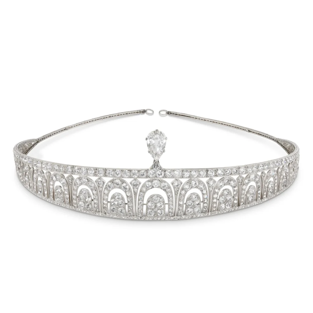 Christie's presents two Art Deco necklaces with a century of documented history for auction 4 Cartier tiara
