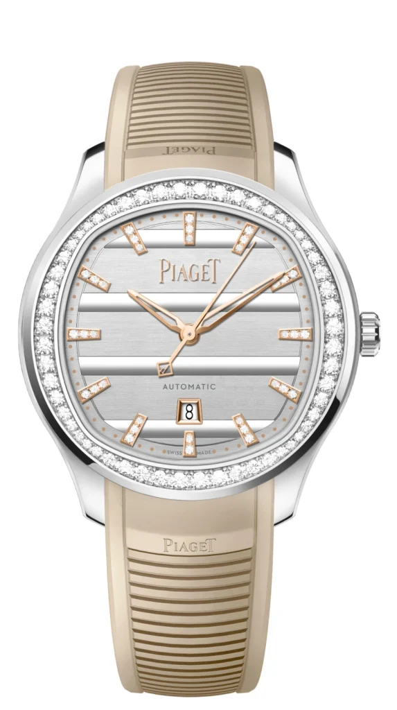Piaget revives trapezoid cases stone dials & carved pendant watches in its 2026 ornamental stone collection 2 Piaget Polo