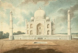 View of The Taj the river Jumna 1815 by Sita Ram