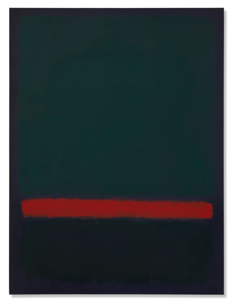 Recent Christie’s & Sotheby’s sales solidify the billion-dollar comeback of the art auctions industry 3 MARK ROTHKO No 15 Two Greens and Red Stripe