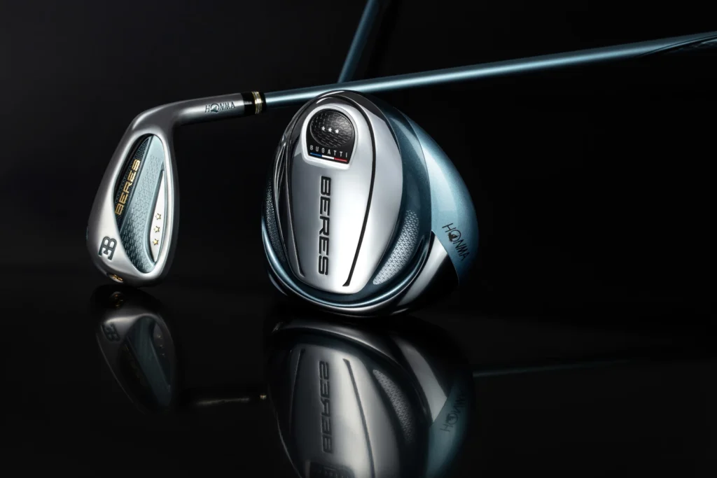 HONMA & Bugatti’s co-branded golf collection is built on hypercar engineering & Japanese handcraft 5 Honma X Bugatti golf clubs set