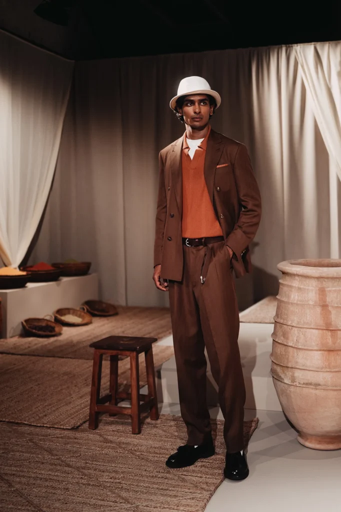 Canali builds its Spring Summer 2027 collection along the ancient spice route 2 Canali Spring Summer 27