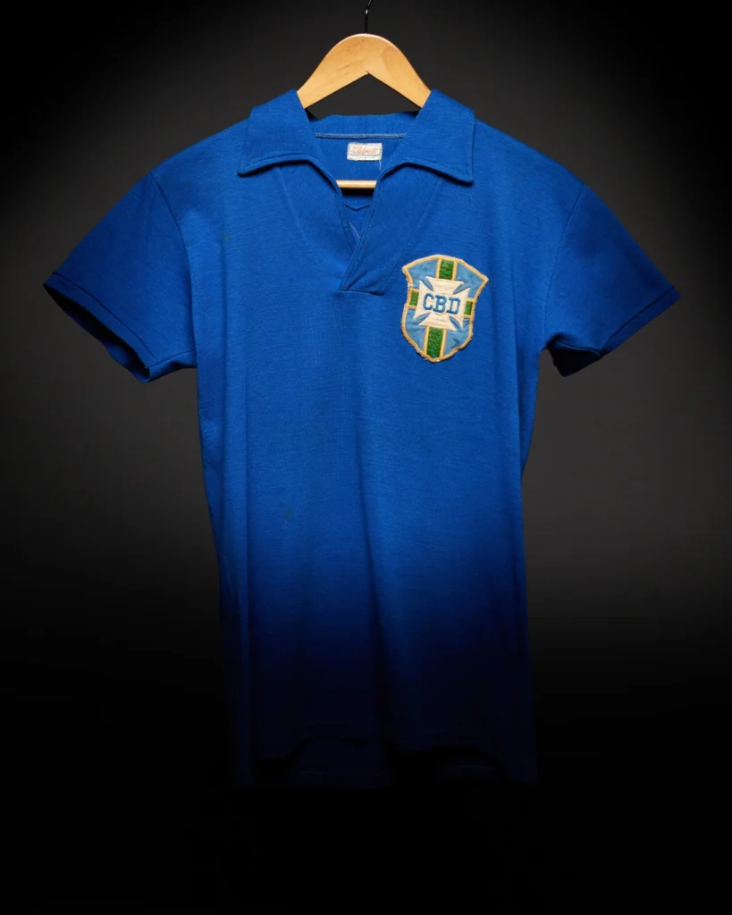 Pelé's match-worn number 10 shirt from the 1958 FIFA World Cup Final