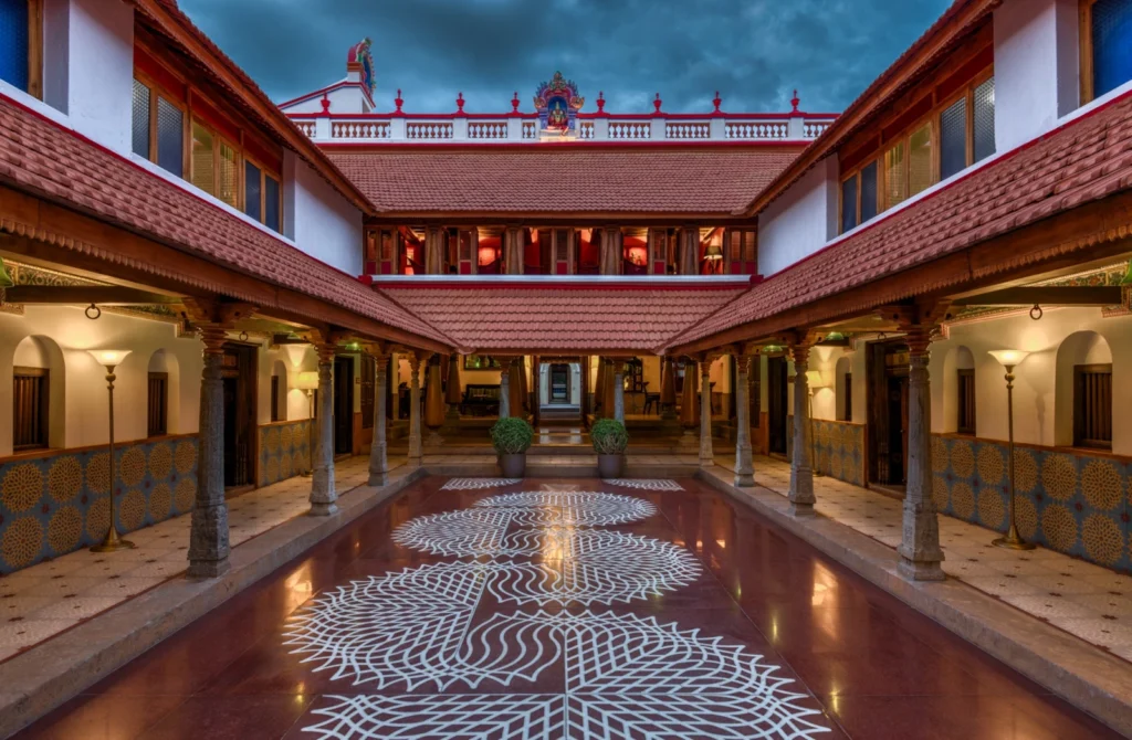 The Lotus Palace in Tamil Nadu Celebrates the Chettiar Heritage in Technicolor 8 The Lotus Palace Chettinad