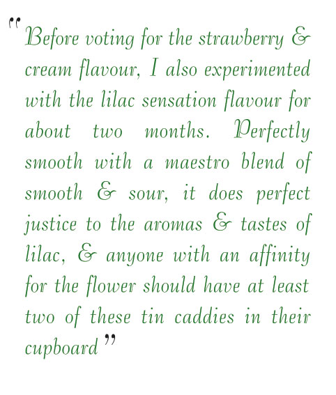 basilur lilac flavour information