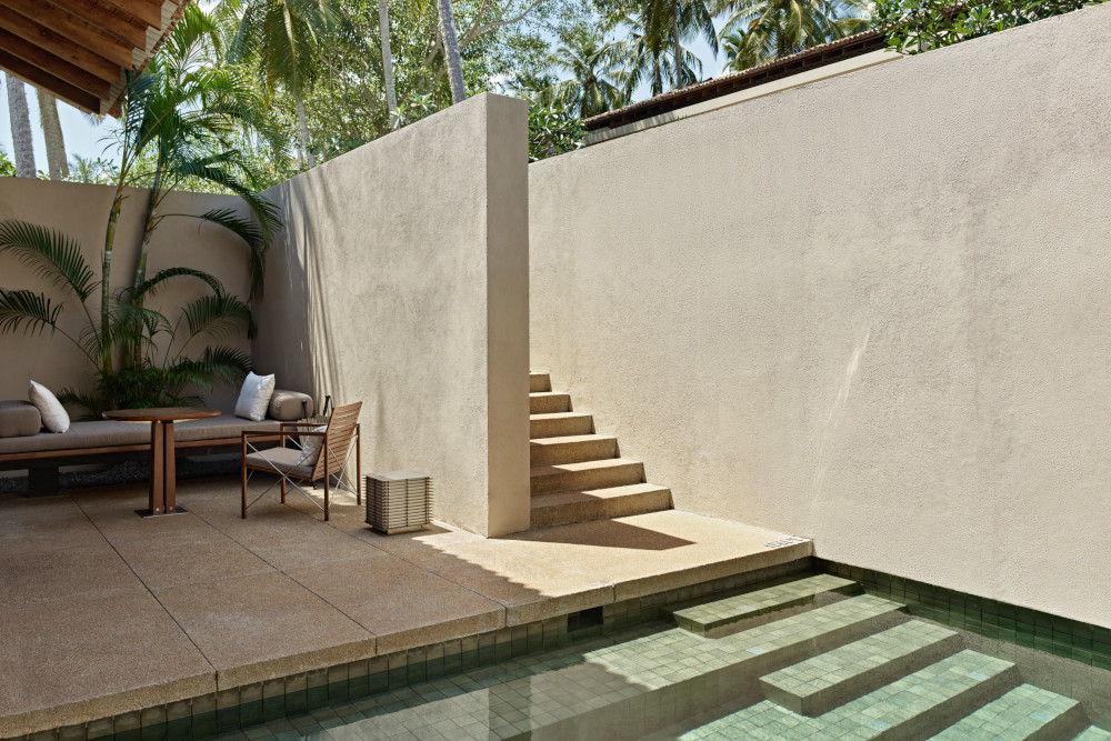 Trailing Amanwella - The State of Nirvana in Tangalle, Sri Lanka 4 Amanwella suite courtyard and pool Tangalle Sri Lanka