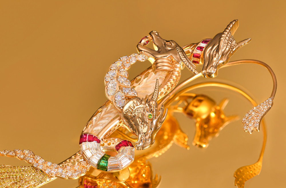 Amun Ra earrings Pavan Anand
