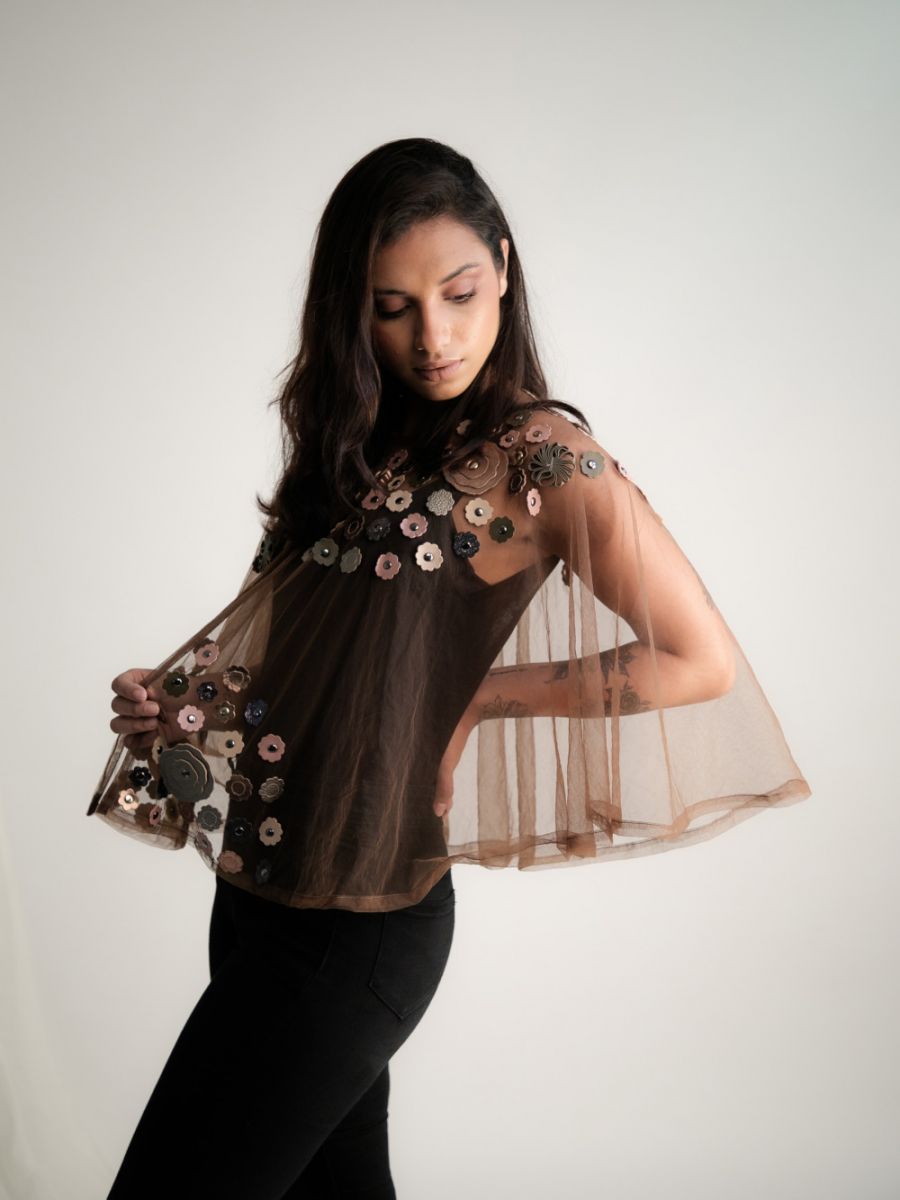Fashion's Darling: How Florals are Eternal 3 Devina Juneja Flowers in Bloom Cape
