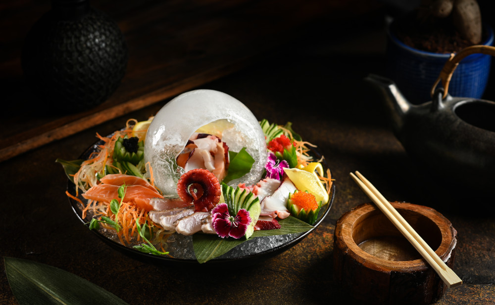 East JW Marriott Bengaluru Sashimi Moriawase on Ice