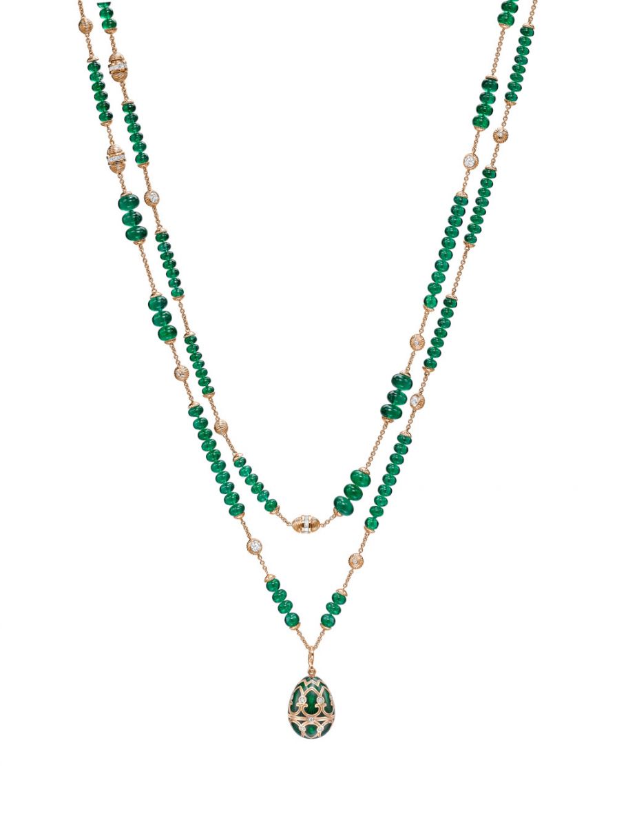 Faberge emerald necklace