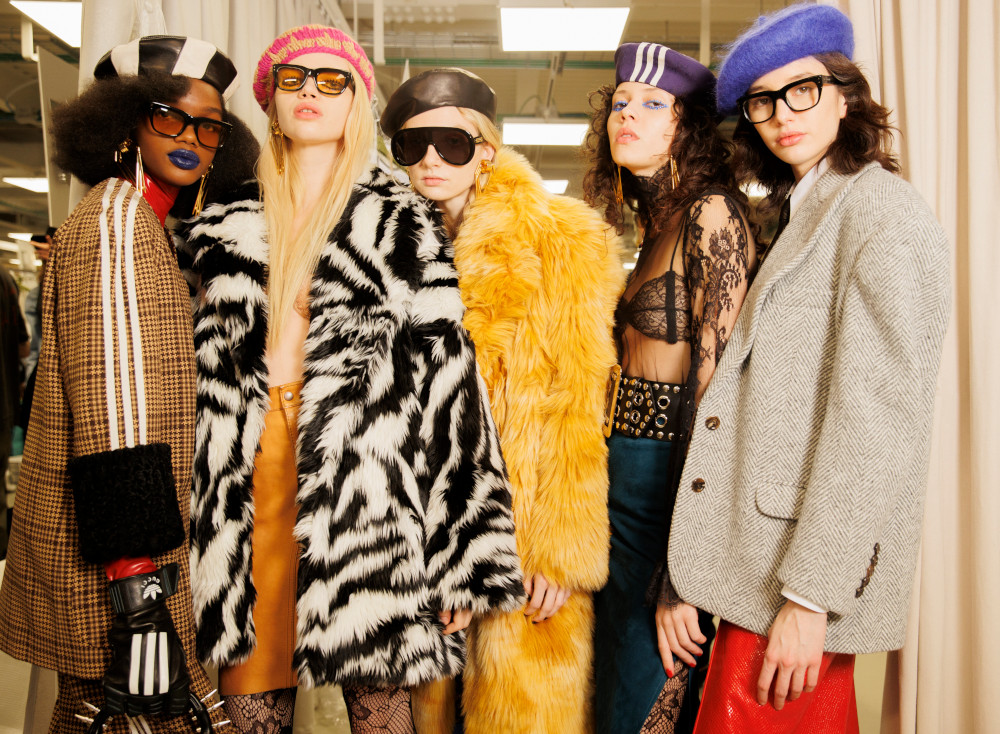Gucci backstage 2022
