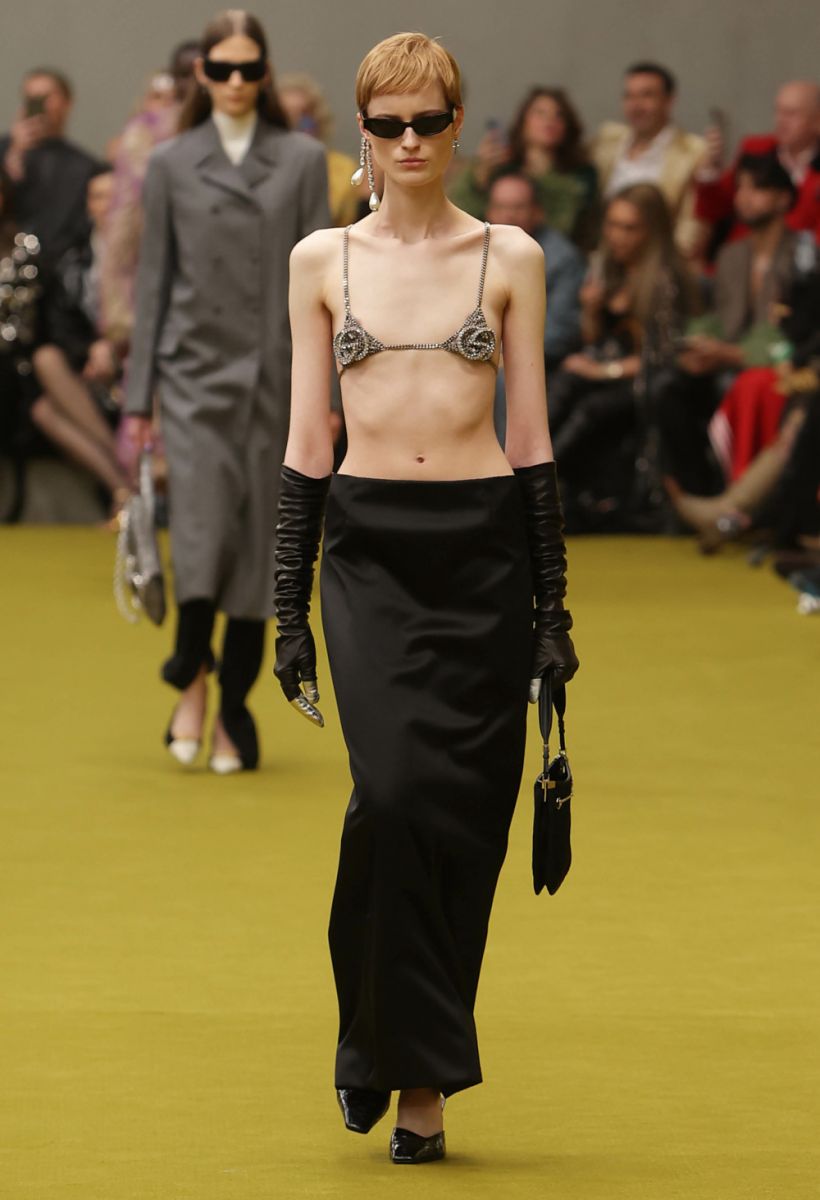 Gucci's Fall Winter 2023 collection goes from sheer to voluminous to furry 1 Gucci Fall Winter 2023