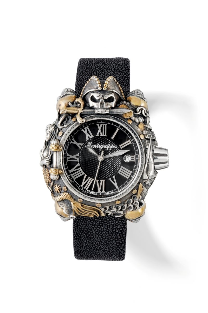 Montegrappa Announces the limited edition Pirates Wristwatch 1 IDPTWASG O O