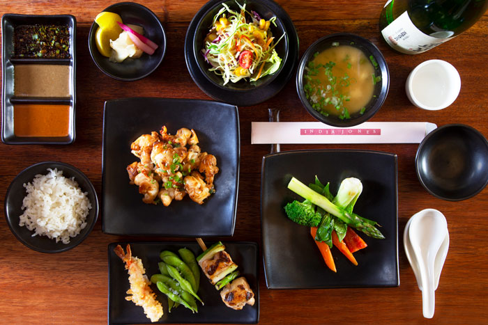 Teppanyaki menu India Jones Trident Nariman Point Mumbai India