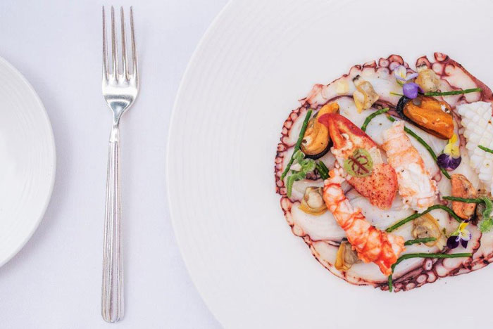 Sicilian seafood salad