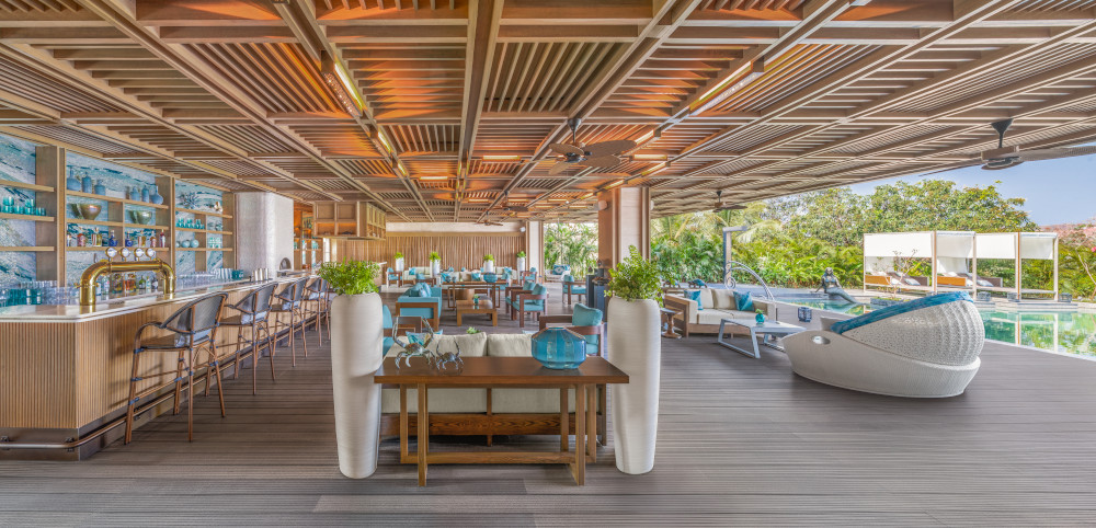 JW Marriott Vagator Goa Agua pool bar
