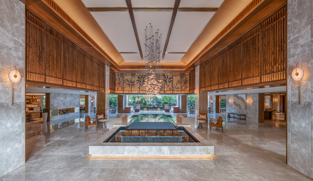 JW Marriott Vagator Goa lobby