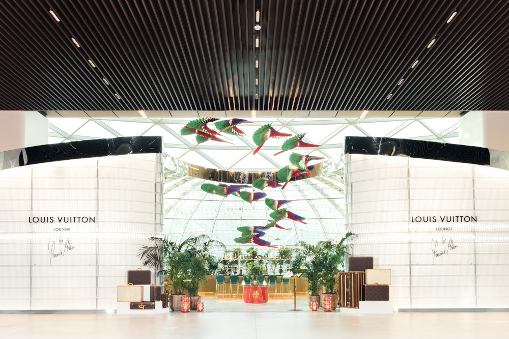 Louis Vuitton explores the culinary realm with its latest gastronomic venture by Yannick Alleno 1 Louis Vuitton Doha Airport Lounge