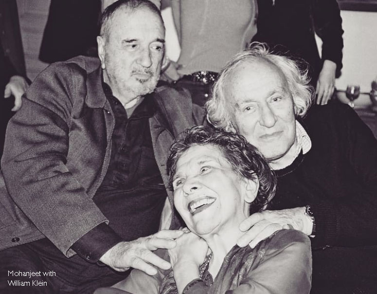 Mohanjeet Grewal with William Klein