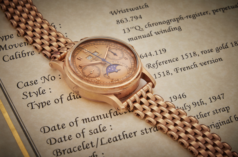 A rare & exclusive Patek Philippe's watch may fetch up to $4.5 million 1 Patek Philippe 1518 reference watch Sotheby's