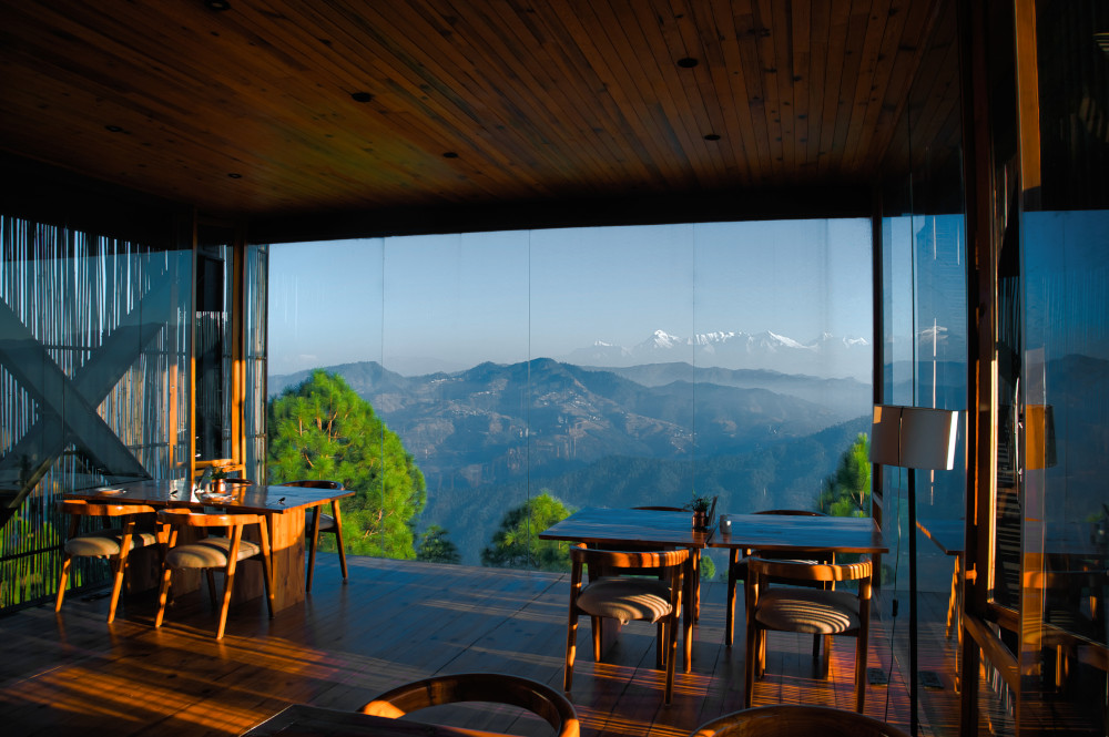 The Kumaon: A Spot of Calm in The Himalayas 7 The Kumaon Dining views