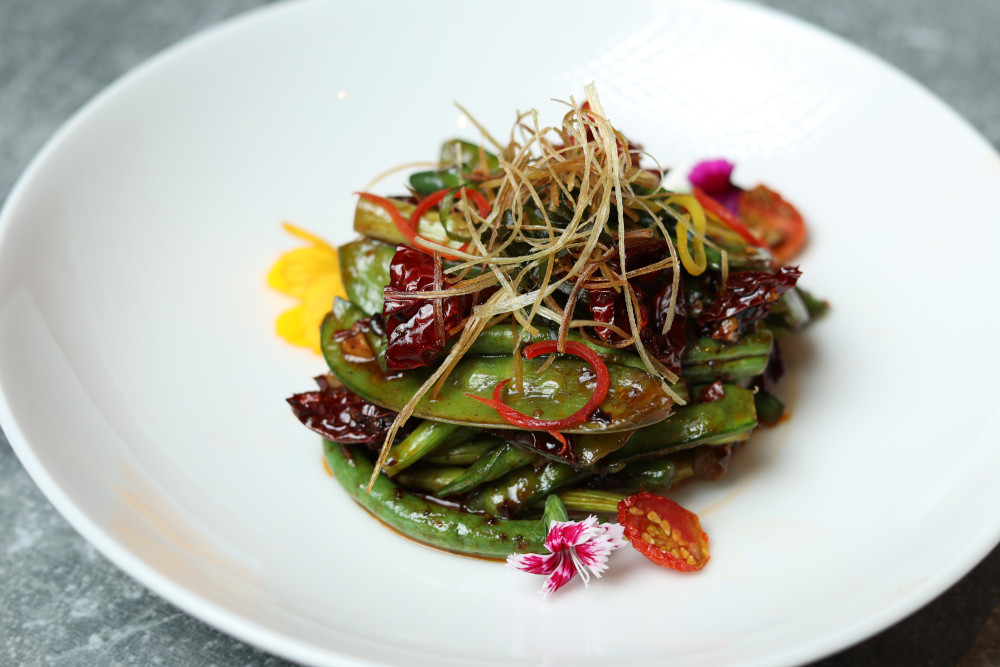 Wok Tossed String Greens Taki Taki Mumbai