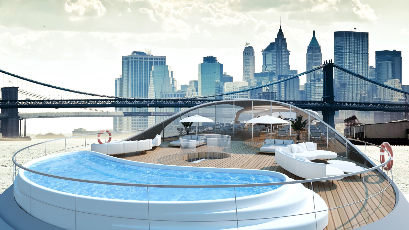 Designed by Jean-Pierre Heim, the luxurious Y Le Yacht to set sail in Manhattan 4 Y Le Yacht